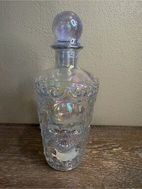 Target Bullseye Playground Halloween 2026 Iridescent Skull Glass Decanter